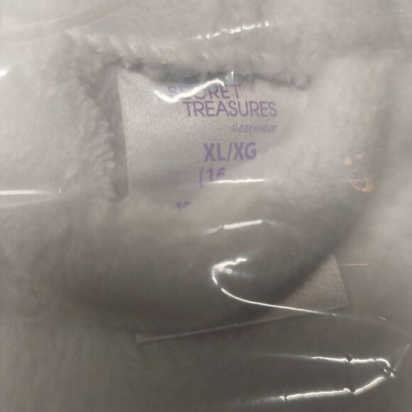 New NWT Superminky Sleep Robe Women's Size XLarge 16-18 Arctic White Solid Spa - Picture 3 of 6